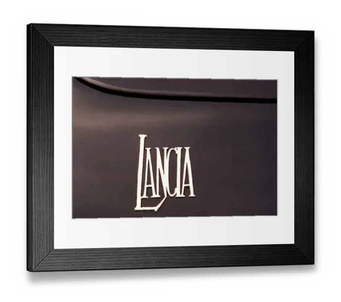 Framed Print : Classic Lancia cars owned by Roddy Young June 1998 Zagato Fulviaspost 1600 in blue Road