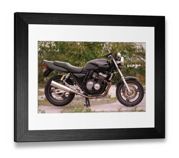 Framed Print : JAPANESE IMPORT MOTORBIKE HONDA 400 OCTOBER 1997