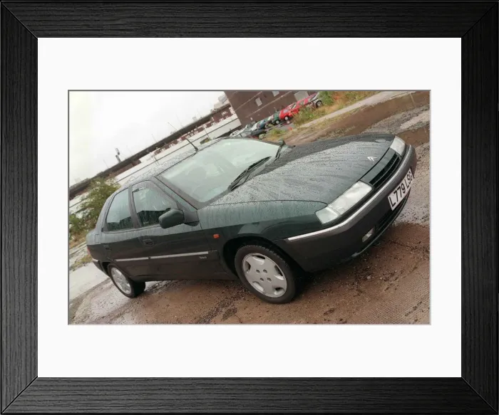Framed Print : THE CITROEN XANTIA 13TH OCTOBER 1997 ROAD RECORD SUPPLEMENT MUST CREDIT WESTERN