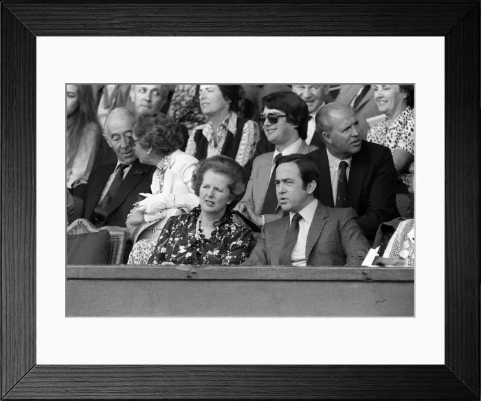 Framed Print : Margaret Thatcher British Prime Minister - Jun 1983 at the Wimbledon Tennis Framed Print : Margaret Thatcher British Prime Minister - Jun 1983 at the Wimbledon Tennis
