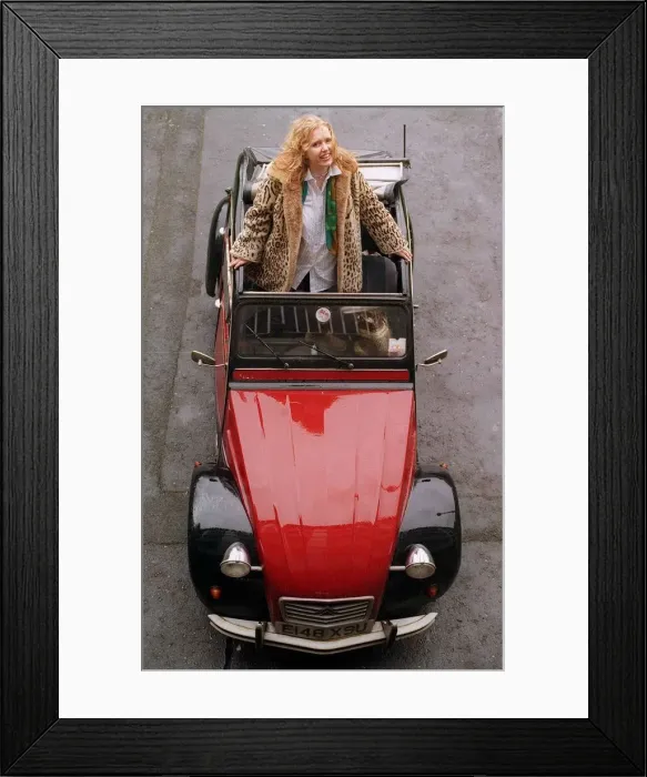 Framed Print : Citroen 2CV car for Road Record 1998 Framed Print : Citroen 2CV car for Road Record 1998