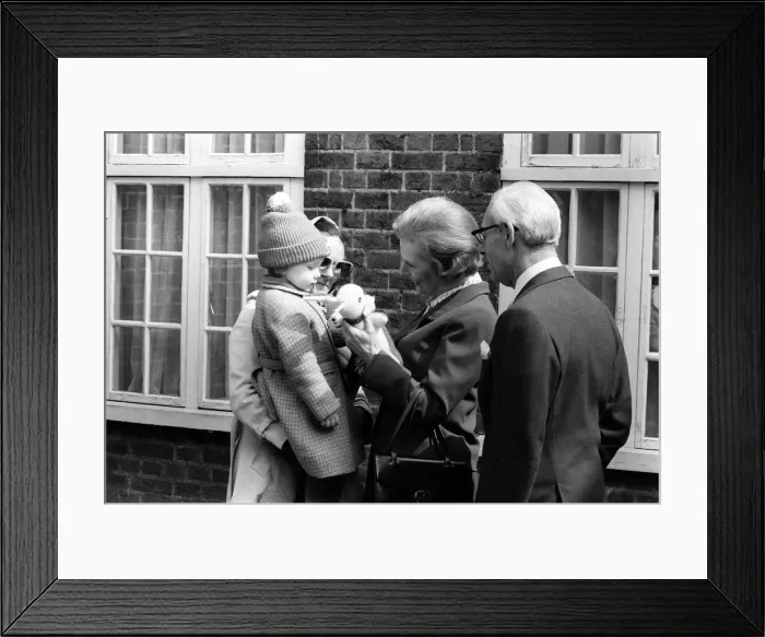 Framed Print : Margaret Thatcher and husband Denis Thatcher - May 1979 Framed Print : Margaret Thatcher and husband Denis Thatcher - May 1979