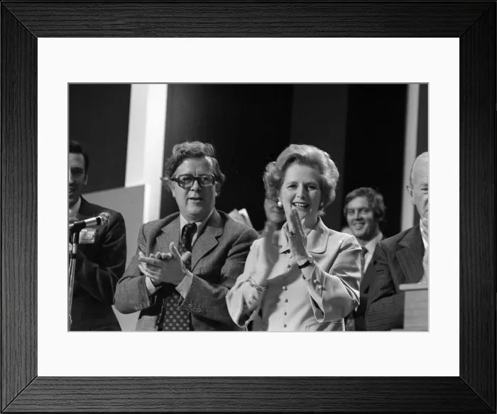 Framed Print : Margaret thatcher Oct 1977 and Sir Geoffrey Howe Conservative Party Conference Framed Print : Margaret thatcher Oct 1977 and Sir Geoffrey Howe Conservative Party Conference