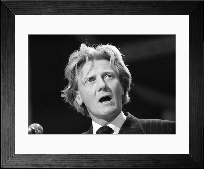 Framed Print : Michael Heseltine Oct 1977 Conservative Party Conference Framed Print : Michael Heseltine Oct 1977 Conservative Party Conference