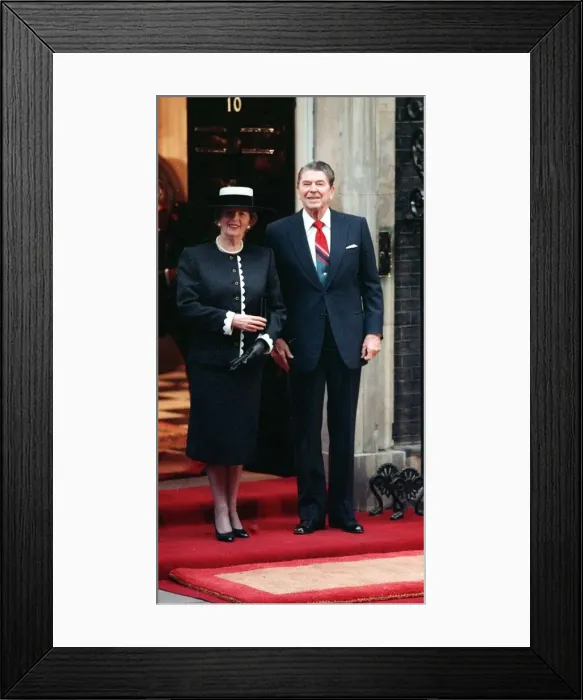 Framed Print : Ronald Reagan June 1988 President United States of America and Margaret Thatcher Framed Print : Ronald Reagan June 1988 President United States of America and Margaret Thatcher