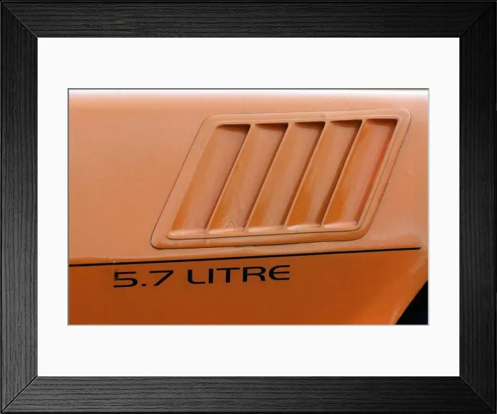 Framed Print : Allan Billingham and his Chevrolet Camaro March 1998 5. 7 Litre orange paint Framed Print : Allan Billingham and his Chevrolet Camaro March 1998 5. 7 Litre orange paint