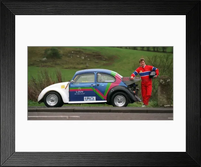 Framed Print : RODDY FLYNN AND HIS VW BEETLE DRAG RACER November 1997 Framed Print : RODDY FLYNN AND HIS VW BEETLE DRAG RACER November 1997