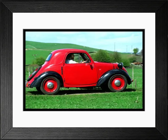Framed Print : Robin Gray and his1937 Fiat Topolino May 1998 Me and My Motor Framed Print : Robin Gray and his1937 Fiat Topolino May 1998 Me and My Motor