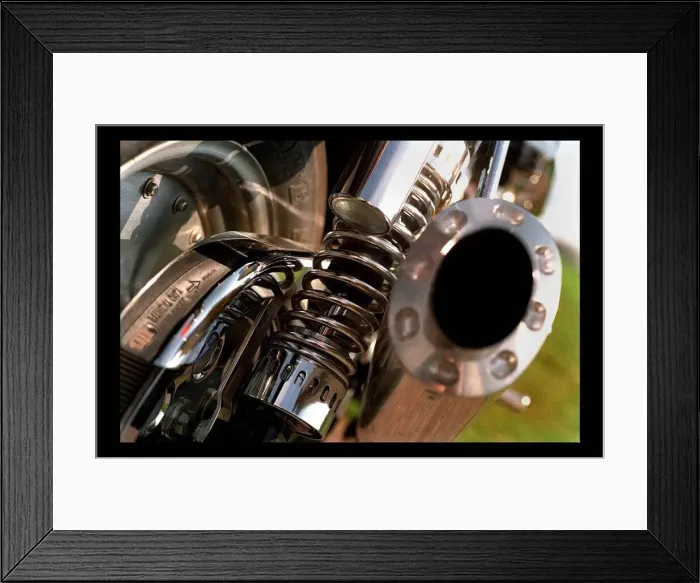 Framed Print : Harley Davidson motorbike June 1998 exhaust Framed Print : Harley Davidson motorbike June 1998 exhaust