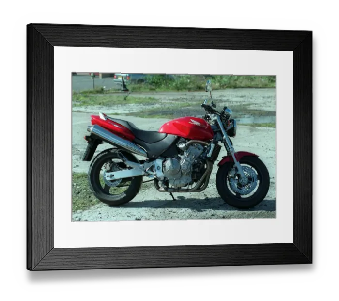 Framed Print : The Honda Hornet 600CC Motorbike April 1998 red Framed Print : The Honda Hornet 600CC Motorbike April 1998 red