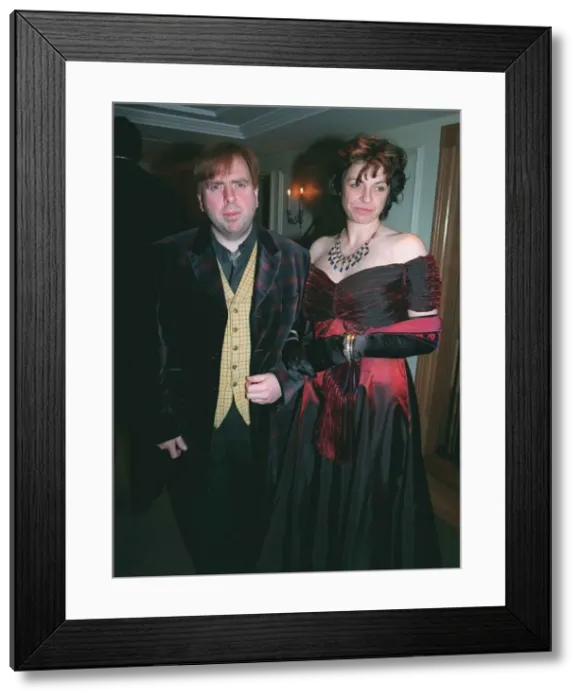 Framed Print : Timothy Spall with his wife at the Evening Standard awards in February 1998 Framed Print : Timothy Spall with his wife at the Evening Standard awards in February 1998