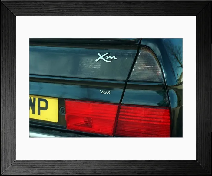 Framed Print : Citroen XM rear light cluster March 1998 Framed Print : Citroen XM rear light cluster March 1998