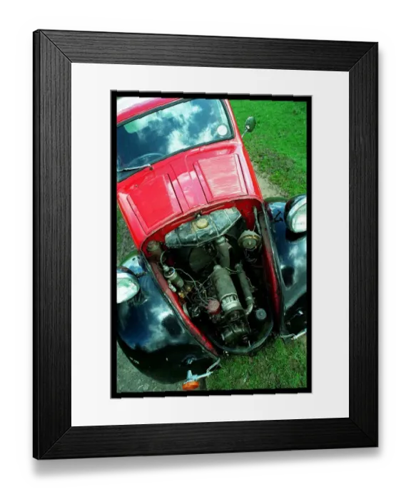 Framed Print : Robin Gray and his 1937 Fiat Topolino car May 1998 Me and My Motor