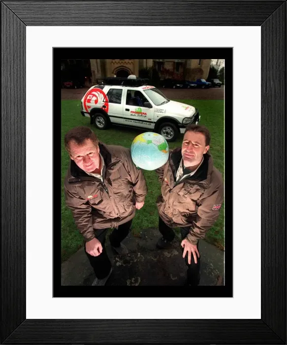 Framed Print : Vauxhall Frontera March 1998 World Challenge Team Colin Bryant and Graham McGraw