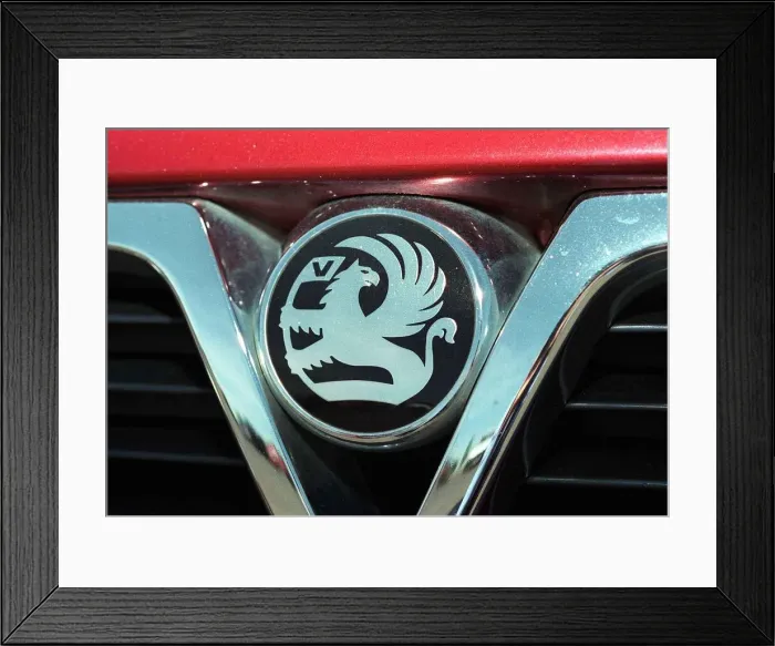 Framed Print : Vauxhall Astra car May 1998 used car badge Framed Print : Vauxhall Astra car May 1998 used car badge