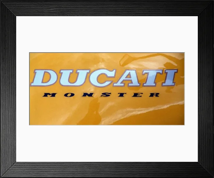 Framed Print : DUCATI BIKE September 1997 Logo Ducati monster Framed Print : DUCATI BIKE September 1997 Logo Ducati monster