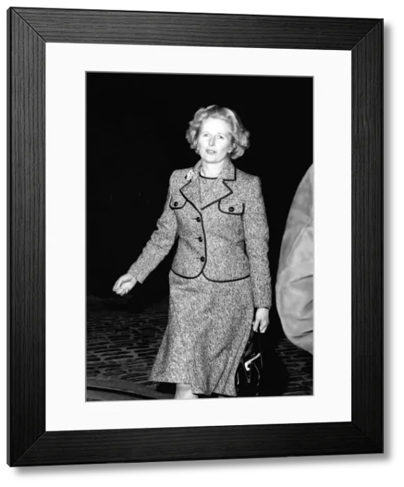 Framed Print : Margaret Thatcher Feb 1975 challenge to tory leadership Framed Print : Margaret Thatcher Feb 1975 challenge to tory leadership