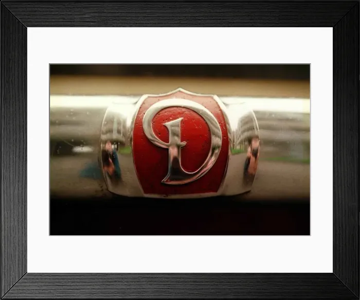 Framed Print : Road Record December 1998 Veronica Bernier 1955 Daimler badge Framed Print : Road Record December 1998 Veronica Bernier 1955 Daimler badge