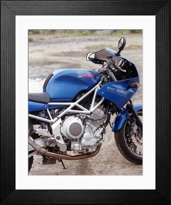 Framed Print : Yamaha TRX motorbike August 1998