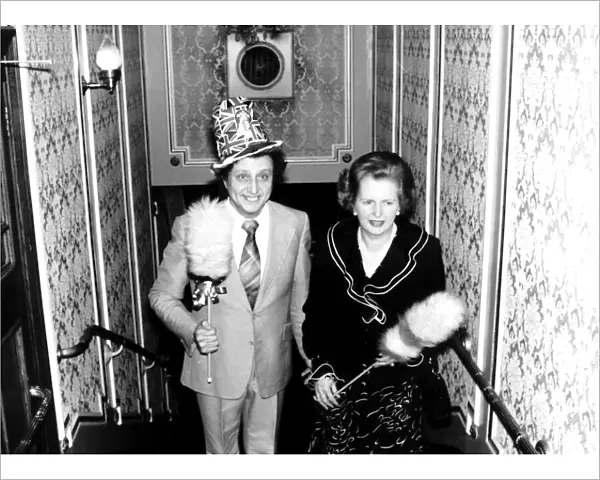 Comedian Ken Dodd and Prime Minister Margaret Thatcher in 1980