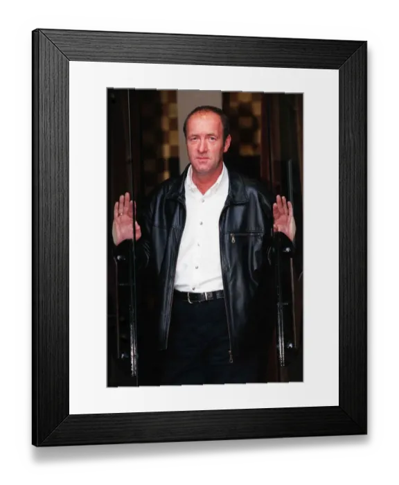 Framed Print : Dean Sullivan actor April 1998, plays Jimmy Corkhill in TV soap Brookside
