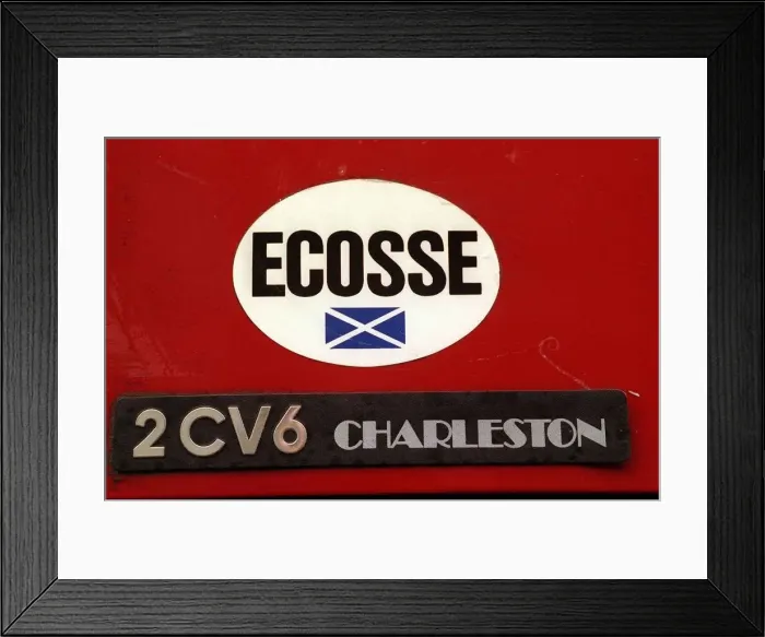 Framed Print : Road Record December 1998 red Citroen 2CV Bernier Framed Print : Road Record December 1998 red Citroen 2CV Bernier