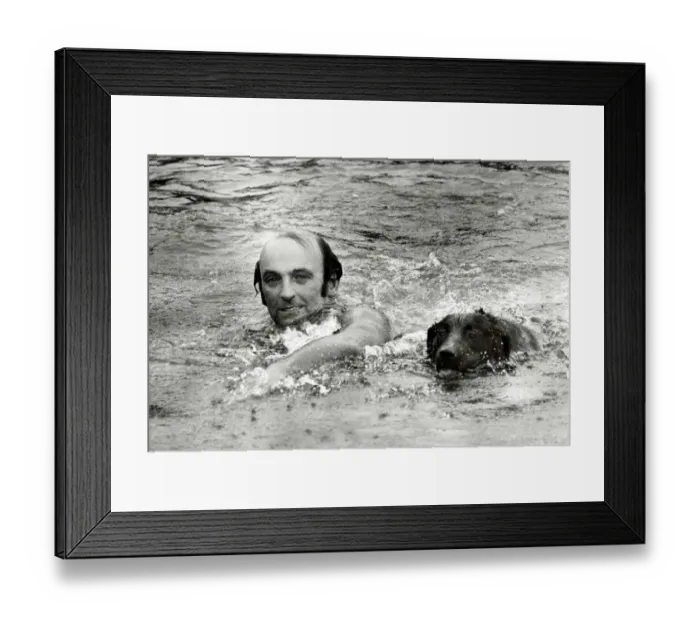 Framed Print : Leslie Nile is a long distance swimmer who plans one day to swim the English channel with Framed Print : Leslie Nile is a long distance swimmer who plans one day to swim the English channel with