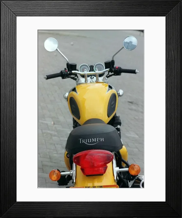 Framed Print : Triumph Thunderbird motorbike May 1998 Framed Print : Triumph Thunderbird motorbike May 1998