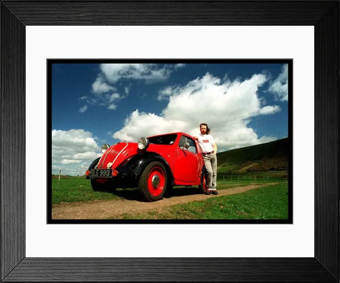 Framed Print : Robin Gray and his 1937 Fiat Topolino car May 1998 Me and My Motor Framed Print : Robin Gray and his 1937 Fiat Topolino car May 1998 Me and My Motor