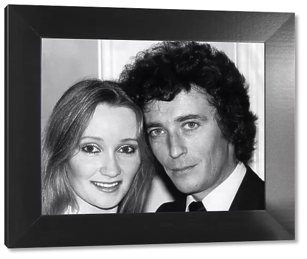Robert Powell actor star of Jesus Christ Superstar with his leading Lady