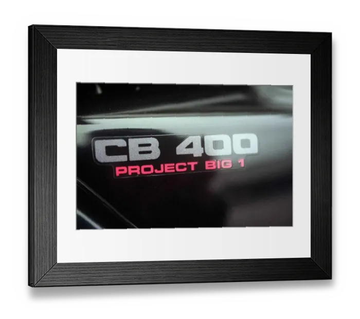 Framed Print : JAPANESE IMPORT MOTORBIKE HONDA 400 OCTOBER 1997 CB 400 PROJECT BIG 1 Framed Print : JAPANESE IMPORT MOTORBIKE HONDA 400 OCTOBER 1997 CB 400 PROJECT BIG 1