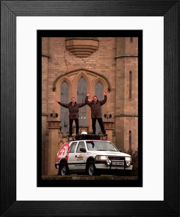 Framed Print : Vauxhall Frontera March 1998 World Challenge Team Colin Bryant and Graham McGraw