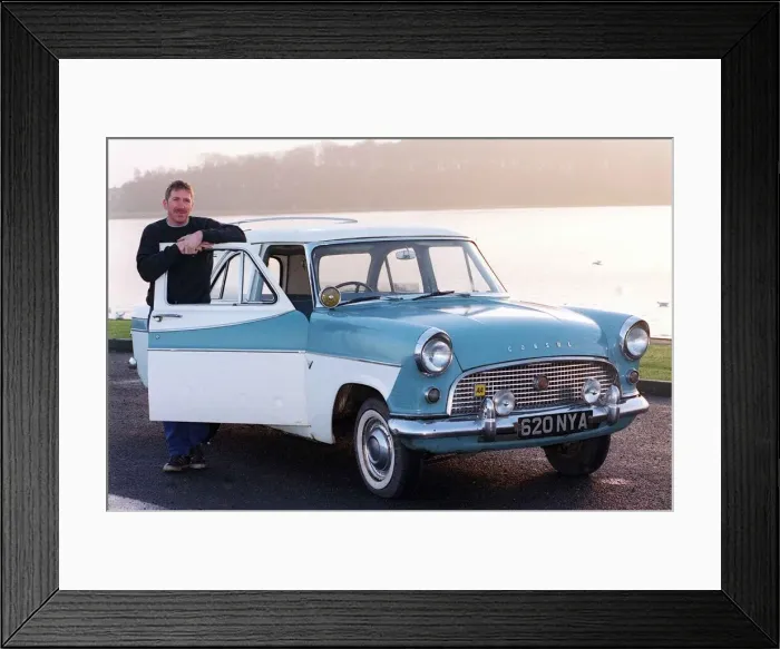 Framed Print : Alex Simpson 1961 Ford Consul Road Record December 1997 motor supplements swan going to Framed Print : Alex Simpson 1961 Ford Consul Road Record December 1997 motor supplements swan going to
