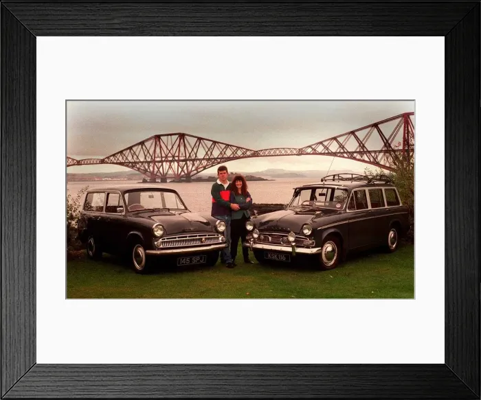 Framed Print : SAM McINTOSH KATRINA McINTOSH October 1997 Hillman Minx Hillman Husky Forth Rail Bridge Framed Print : SAM McINTOSH KATRINA McINTOSH October 1997 Hillman Minx Hillman Husky Forth Rail Bridge