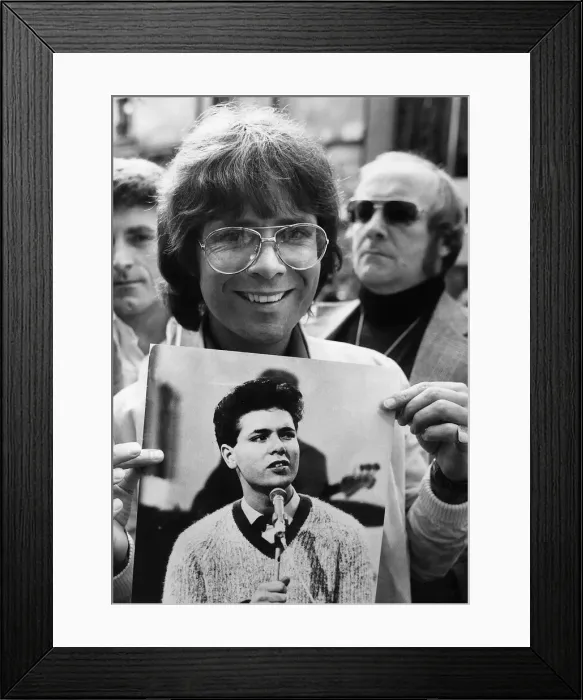 Framed Print : Cliff Richard Actor and Singer - October 1978 Celebrating twenty years in Framed Print : Cliff Richard Actor and Singer - October 1978 Celebrating twenty years in
