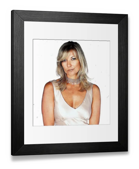 Framed Print : Claire King actress January 1999 who played Emmerdale vixen Kim Marchant in the TV Framed Print : Claire King actress January 1999 who played Emmerdale vixen Kim Marchant in the TV