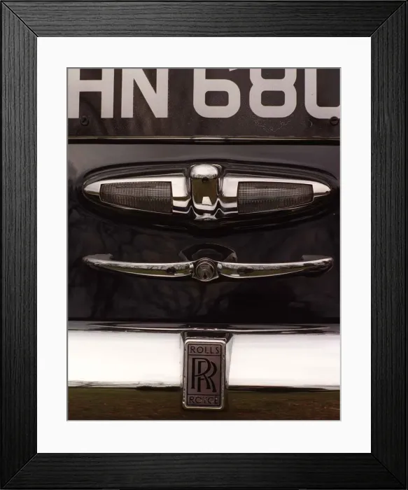 Framed Print : Rolls Royce boot details March 1998