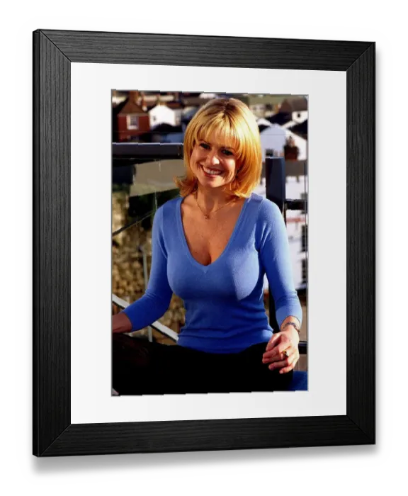 Framed Print : Emily Symons Actress January 99 Australian actress who stars in Home & Away