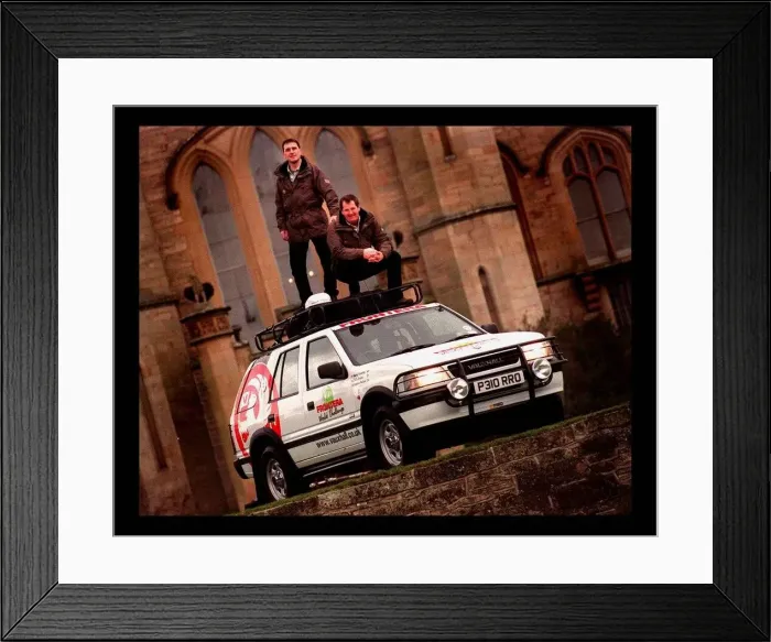 Framed Print : Vauxhall Frontera March 1998 World Challenge Team Colin Bryant and Graham McGraw