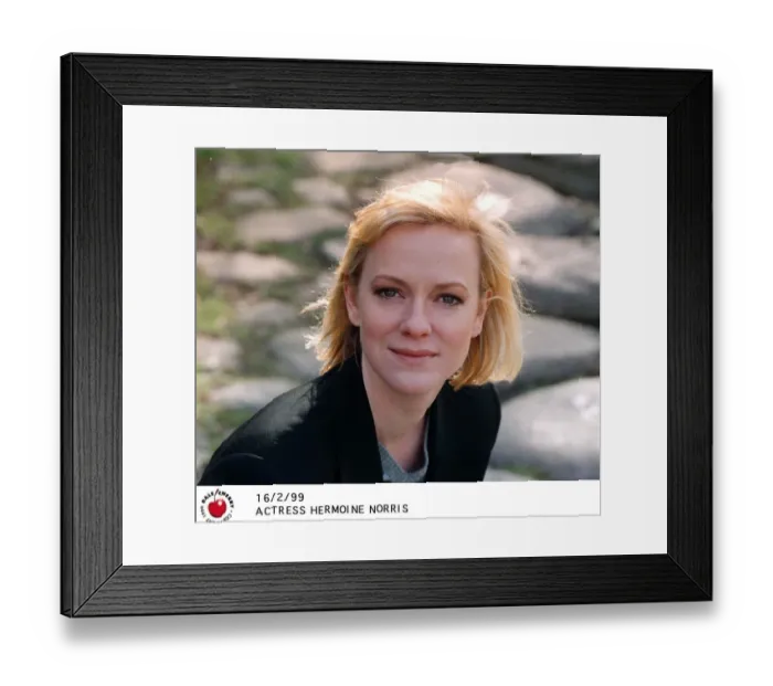 Framed Print : Hermoine Norris Actress Feb 1999 Framed Print : Hermoine Norris Actress Feb 1999