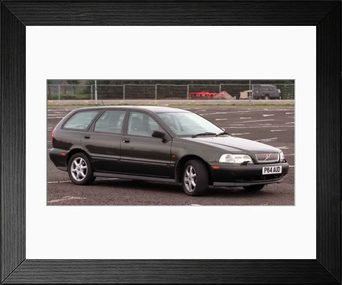 Framed Print : VOLVO V40 TURBO DIESEL ESTATE SEPTEMBER 1997 EXTERIOR