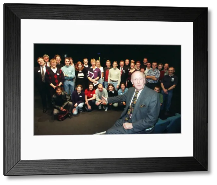 Framed Print : Richard Wilson actor January 1998 with his Marathon team The Max supplement Framed Print : Richard Wilson actor January 1998 with his Marathon team The Max supplement
