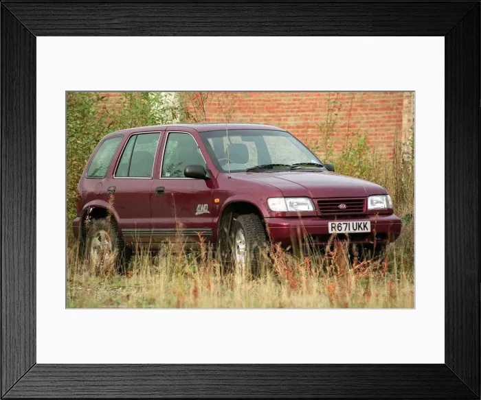 Framed Print : KIA SPORTAGE 4 WHEEL DRIVE JEEP NOVEMBER 1997 ROAD RECORD SUPPLEMENT R671 UKK Framed Print : KIA SPORTAGE 4 WHEEL DRIVE JEEP NOVEMBER 1997 ROAD RECORD SUPPLEMENT R671 UKK
