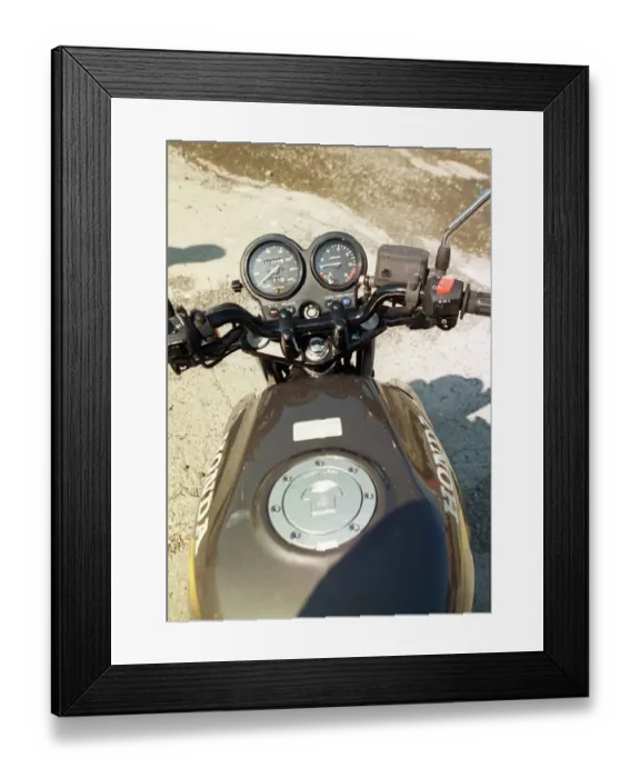 Framed Print : Honda Motorcycle September 1997