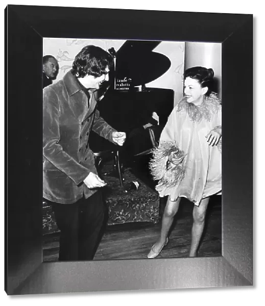 Mickey Deans with wife Judy Garland at their wedding reception