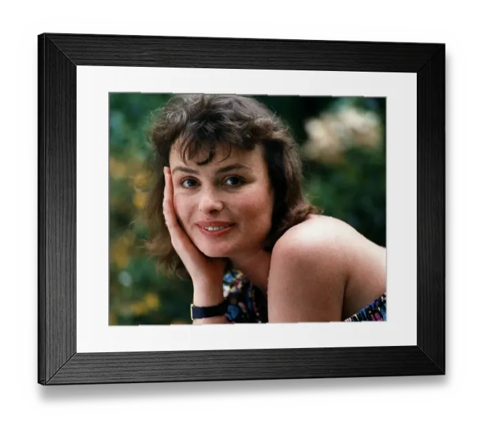 Framed Print : Lucy Gutteridge Actress at her London home May 1988 Framed Print : Lucy Gutteridge Actress at her London home May 1988