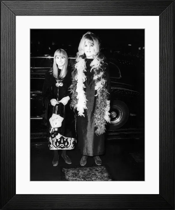 Framed Print : Lynn Redgrave actress with co-star Rita Tushingham actress at the opening of film Framed Print : Lynn Redgrave actress with co-star Rita Tushingham actress at the opening of film