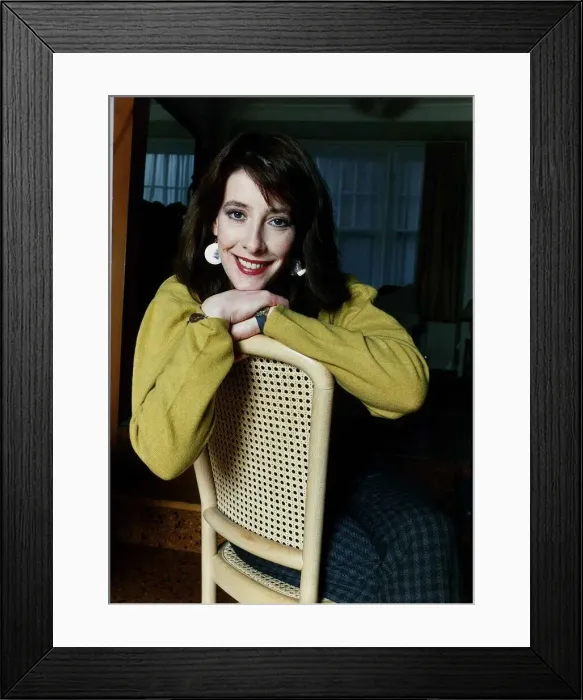 Framed Print : Phyllis Logan actress - April 1989