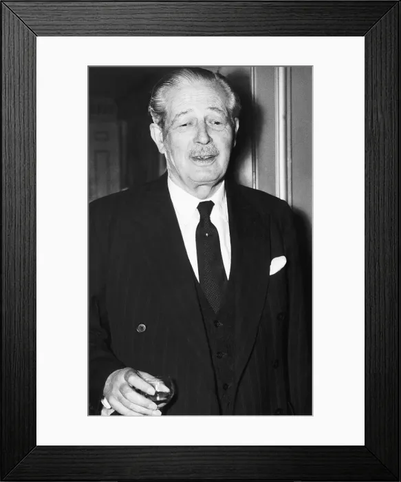 Framed Print : Harold MacMillan Tory Prime Minister Framed Print : Harold MacMillan Tory Prime Minister
