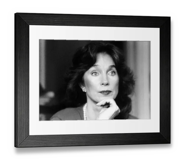 Framed Print : Shirley Anne Field Actress - November 1988 Framed Print : Shirley Anne Field Actress - November 1988